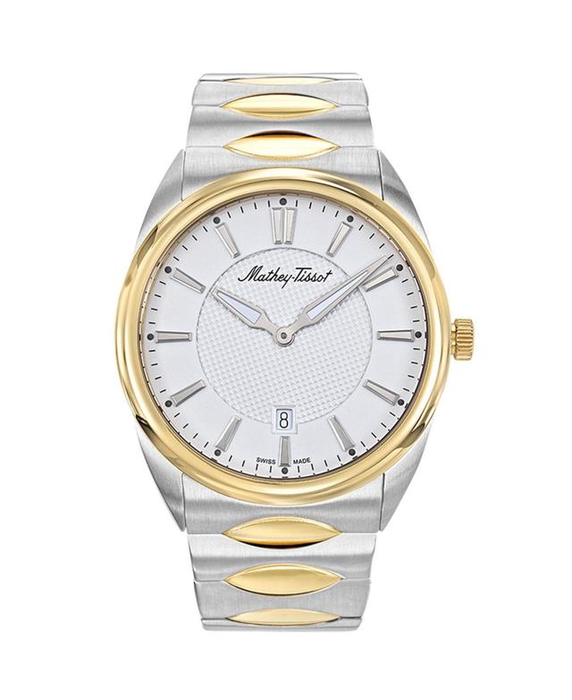 Mathey Tissot Mens Classic White Dial Watch - H791BI - White Product Image