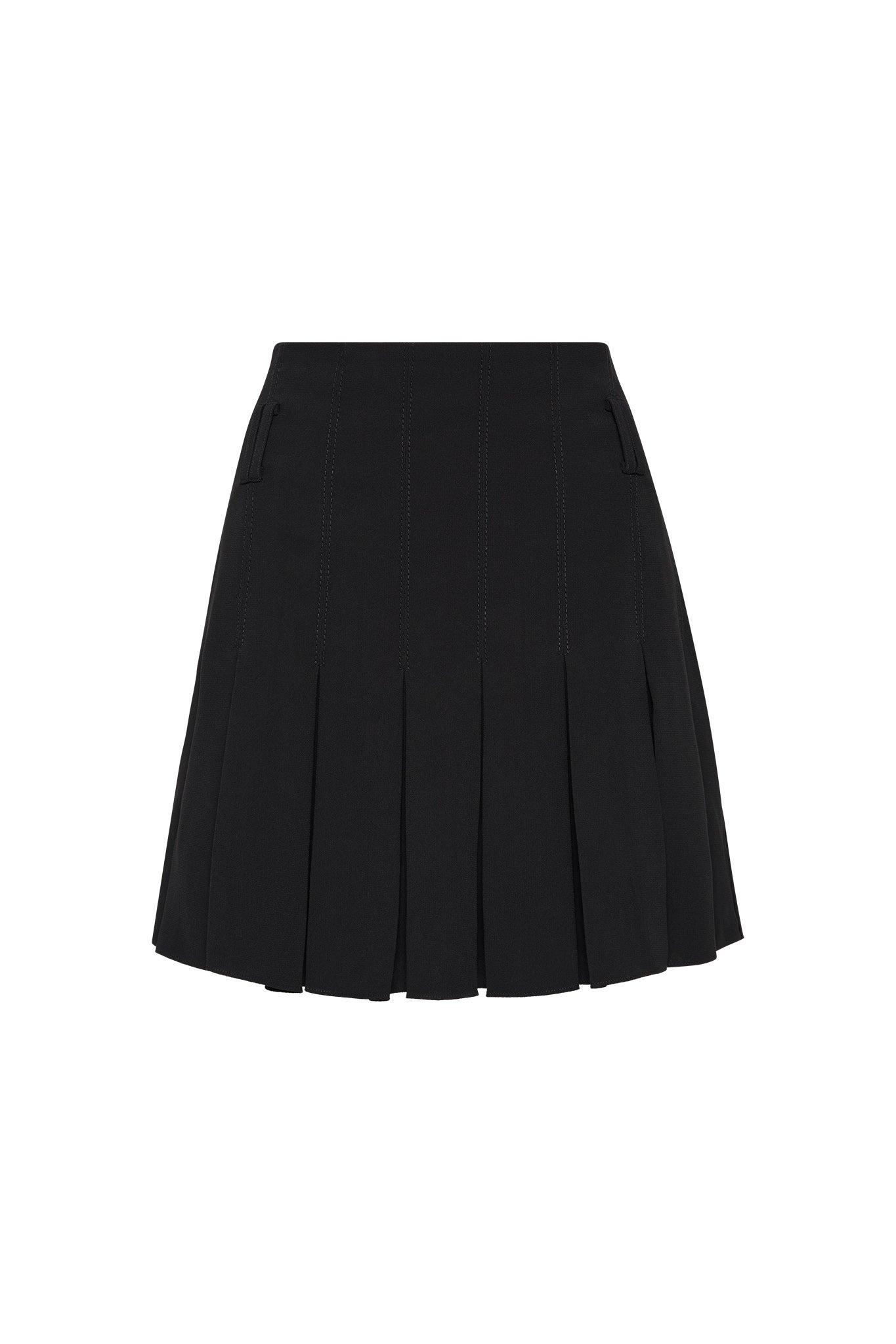 Exedra Pleated Mini Skirt Product Image