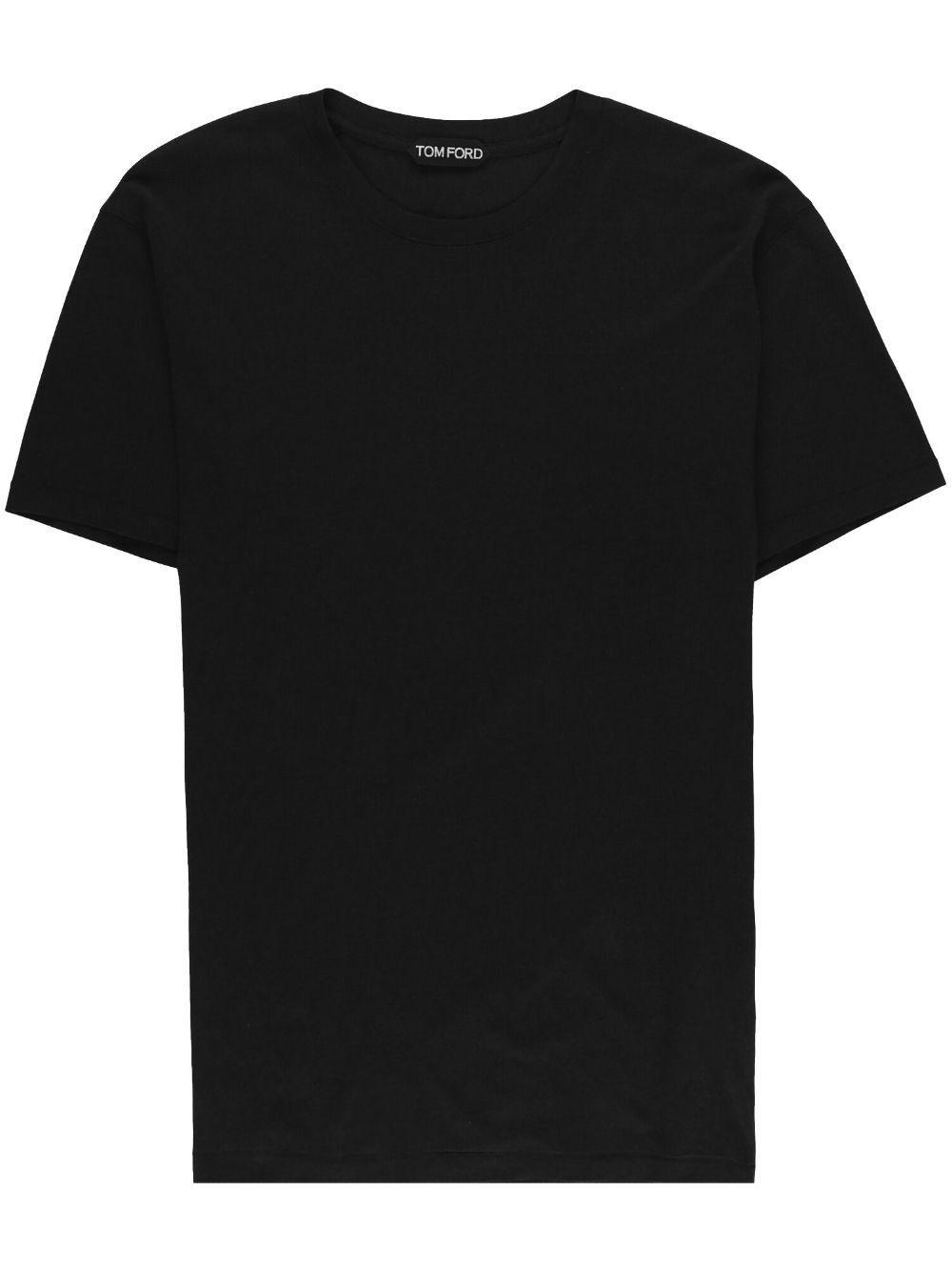 TOM FORD Cotton T Shirt In Black Product Image