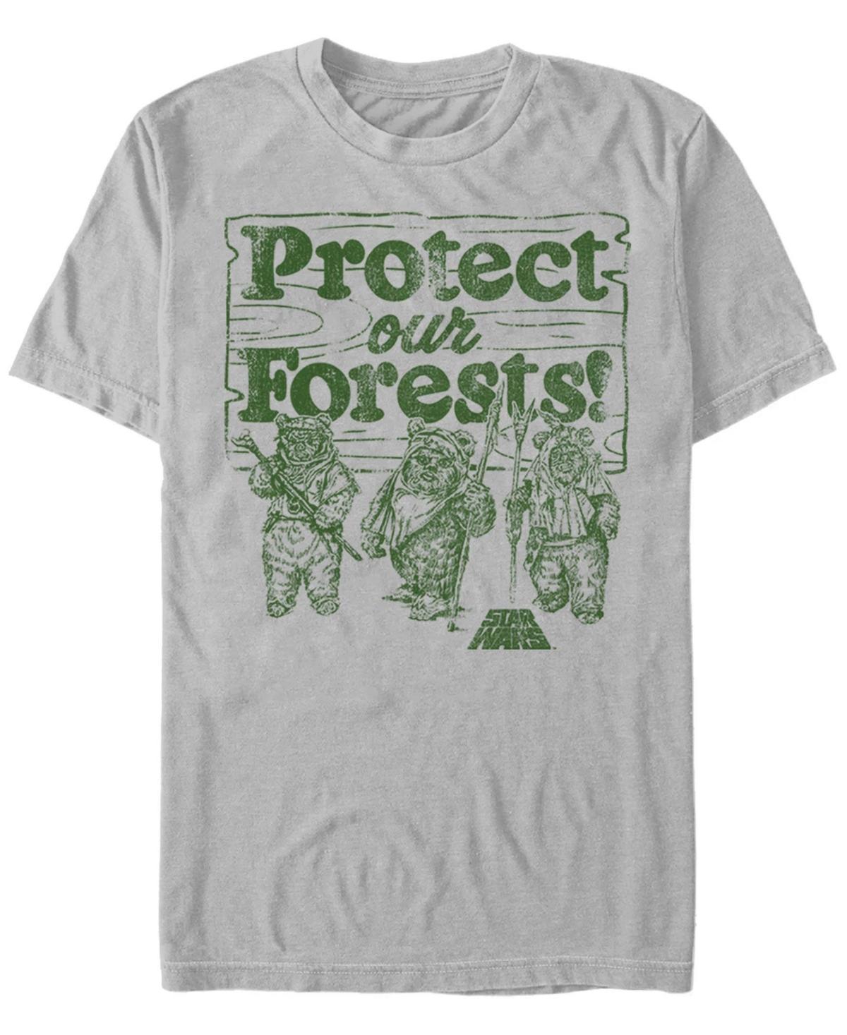 Mens Star Wars Ewoks Protect Our Forests Camp Tee Product Image