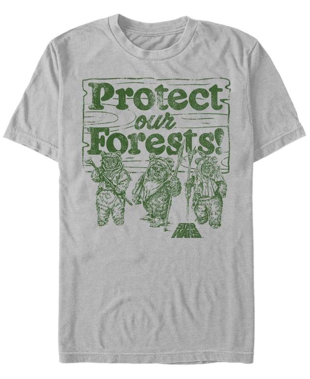 Mens Star Wars Ewoks Protect Our Forests Camp Tee Product Image