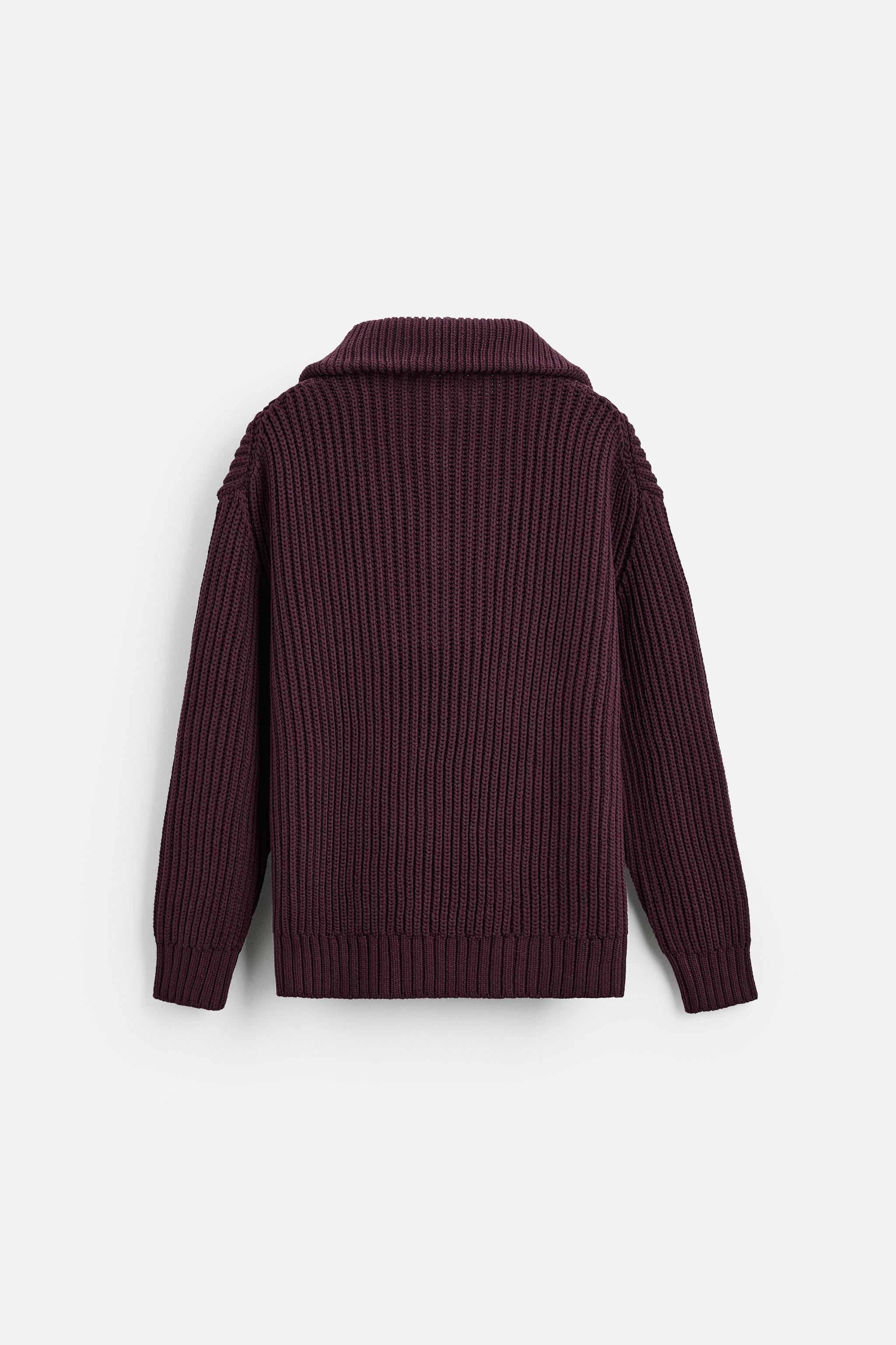 ZIP COLLAR SWEATER Product Image