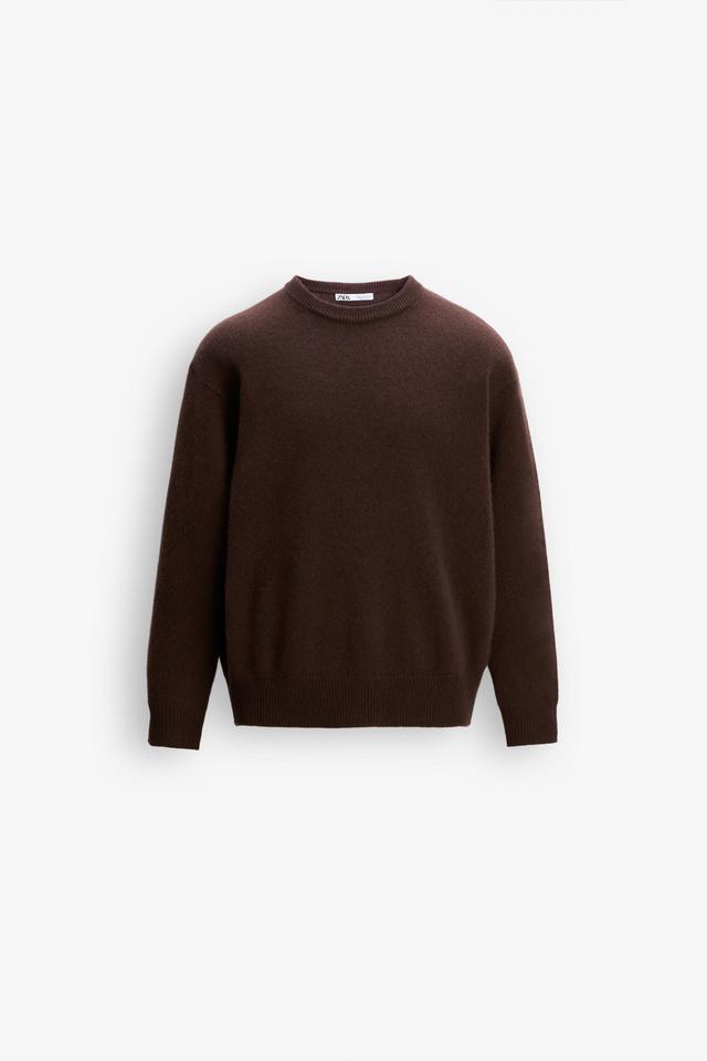 100% CASHMERE PLAIN SWEATER Product Image