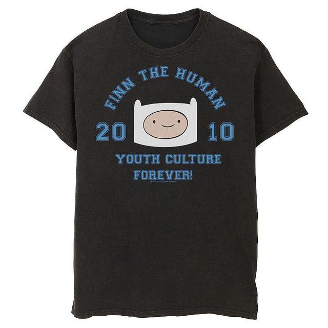 Mens Adventure Time Finn The Human Youth Culture Forever Graphic Tee Product Image