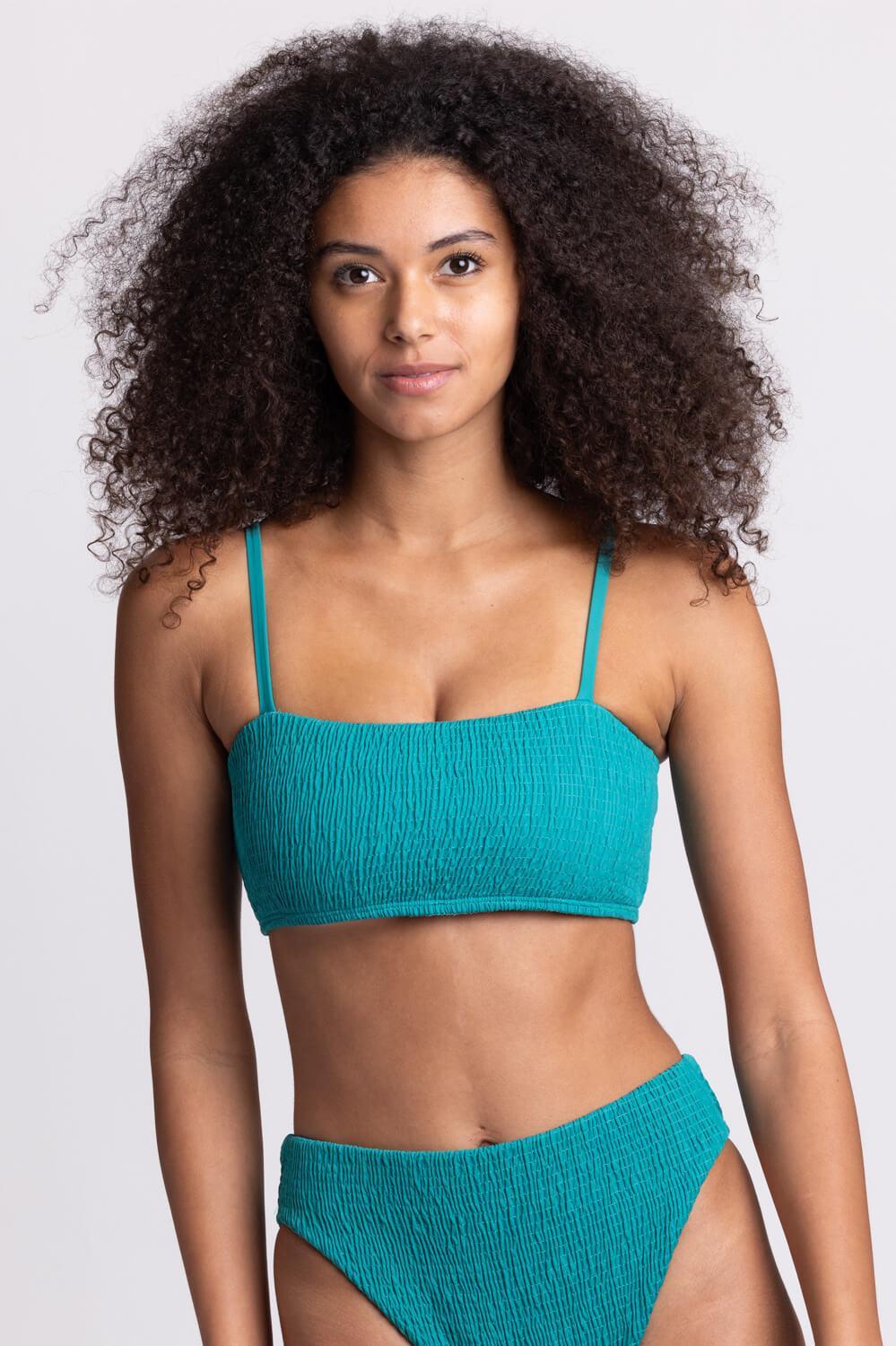 Eva Smocked Bikini Top Product Image