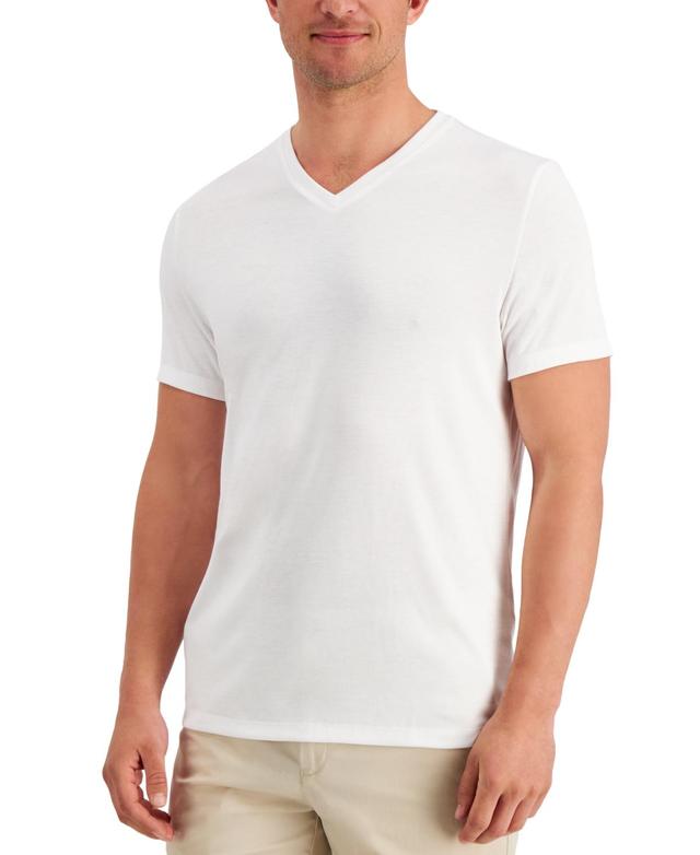 Alfani Mens Travel Stretch V-Neck T-Shirt, Created for Macys Product Image