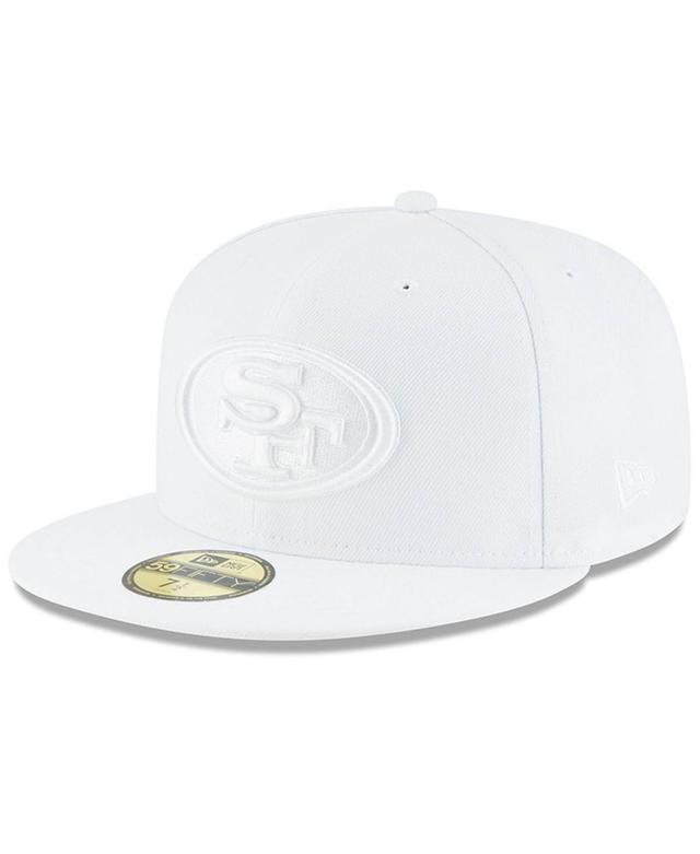 Mens New Era San Francisco 49ers White 59FIFTY Fitted Hat Product Image