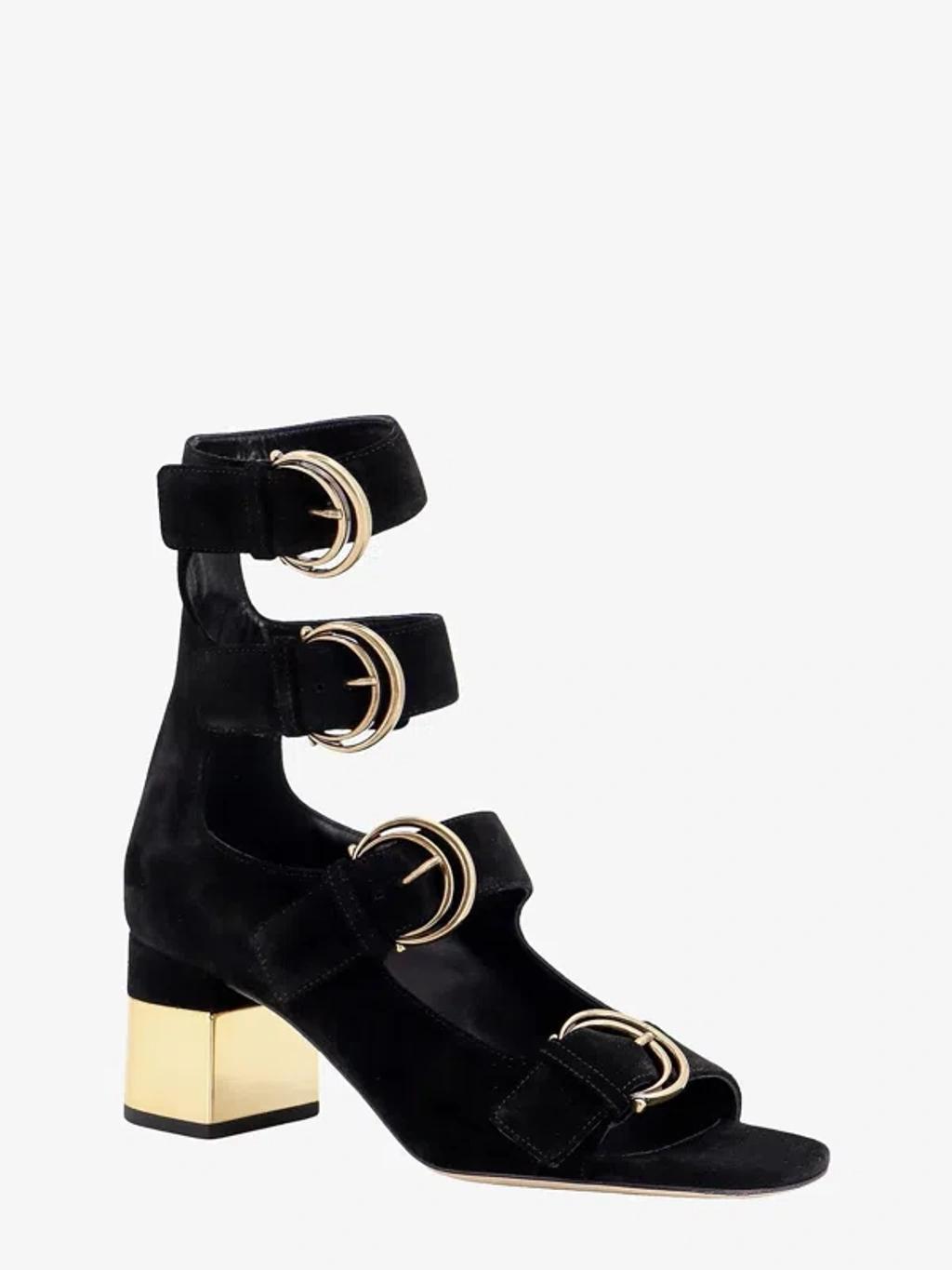 Chloe' Woman Chloe' Woman Black Sandals Product Image