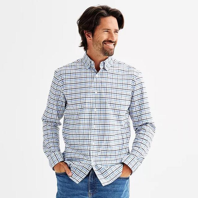 Mens Sonoma Goods For Life Long Sleeve Performance Button-Down Shirt Product Image