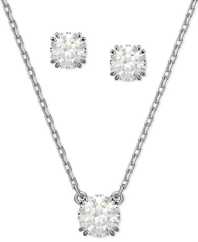 Swarovski Constella Stud Earrings & Necklace Set Product Image