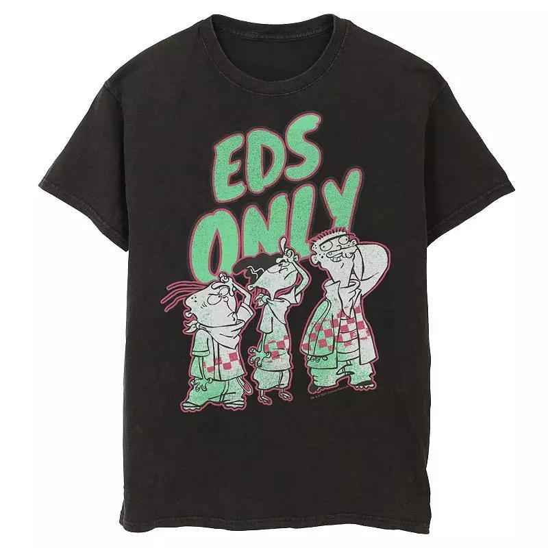 Mens Ed, Edd & Eddy Eds Only Portrait Tee Navy Grey Product Image