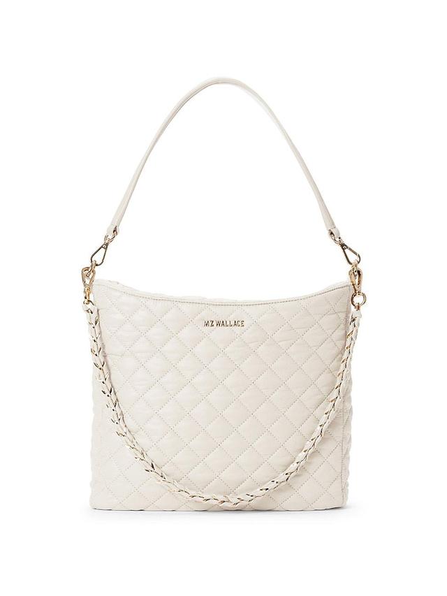 Womens Crosby Quilted Hobo Bag Product Image