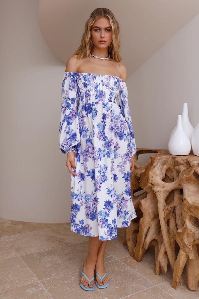 Sweet Epiphany Maxi Dress Floral Product Image