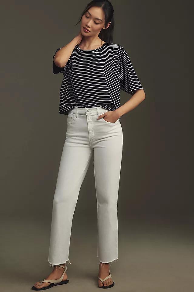 Le Jean Sabine Mid-Rise Straight-Leg Jeans Product Image