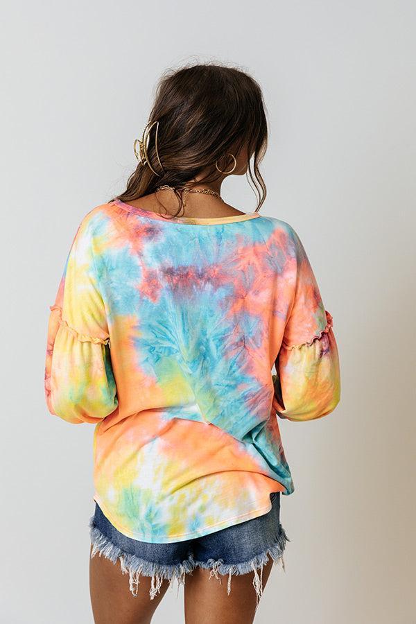 South Beach Party Tie Dye Top Product Image