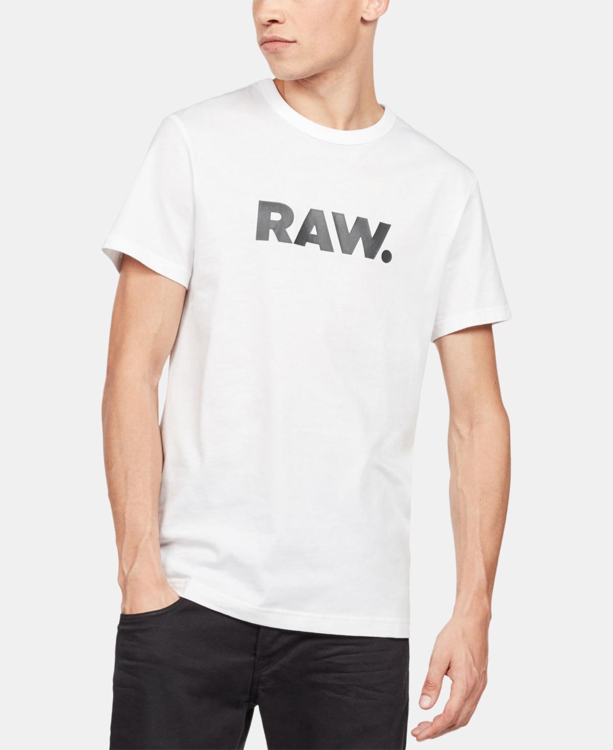 G-Star Raw Mens Holorn Raw Graphic Logo Crewneck T-Shirt Product Image