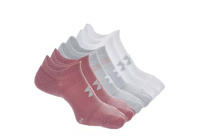 Under Armour Womens Cushioned No Show Socks 6 Pairs Product Image