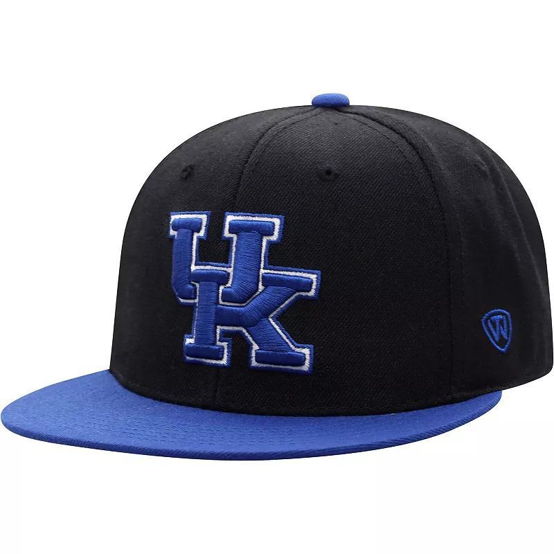 Mens Top of the World /Royal Kentucky Wildcats Team Color Two-Tone Fitted Hat Product Image