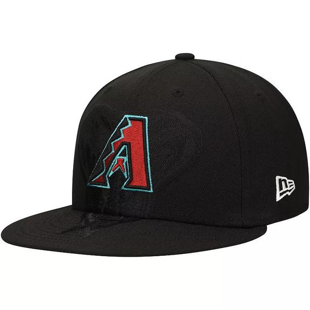 Mens New Era Arizona Diamondbacks Shadow Logo 59FIFTY Fitted Hat Product Image