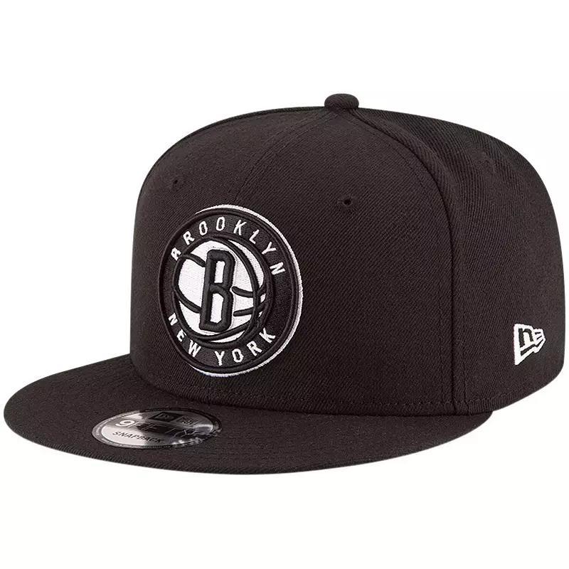 Mens New Era Brooklyn Nets Official Team Color 9FIFTY Snapback Hat Product Image