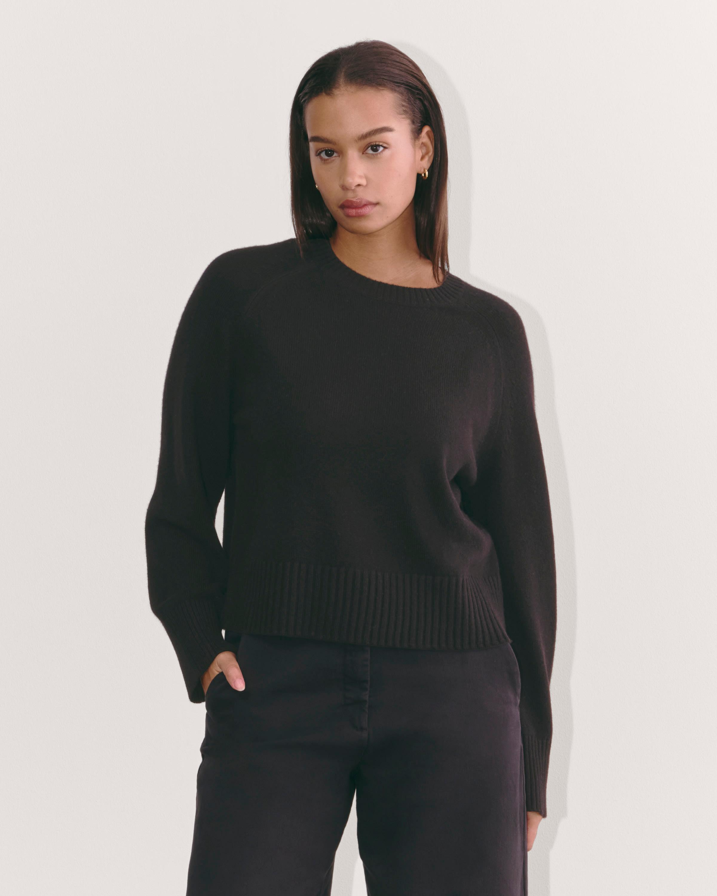 Womens Boxy Crew in Cashmere Sweater by Everlane Product Image