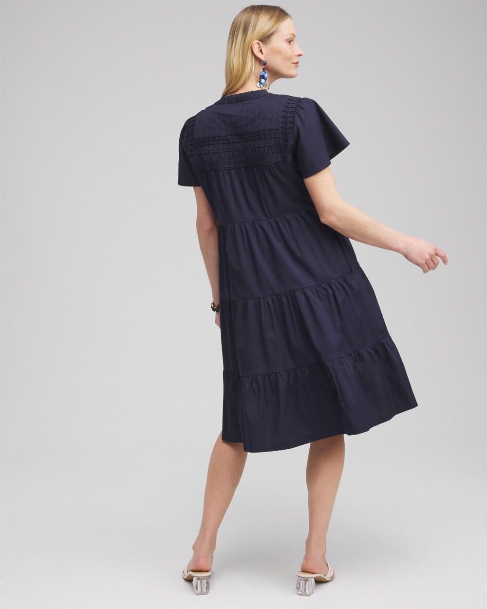 Poplin Pintuck Dress Product Image