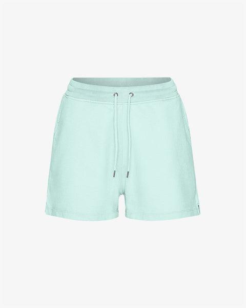 Women Organic Sweatshorts - Light Aqua Product Image