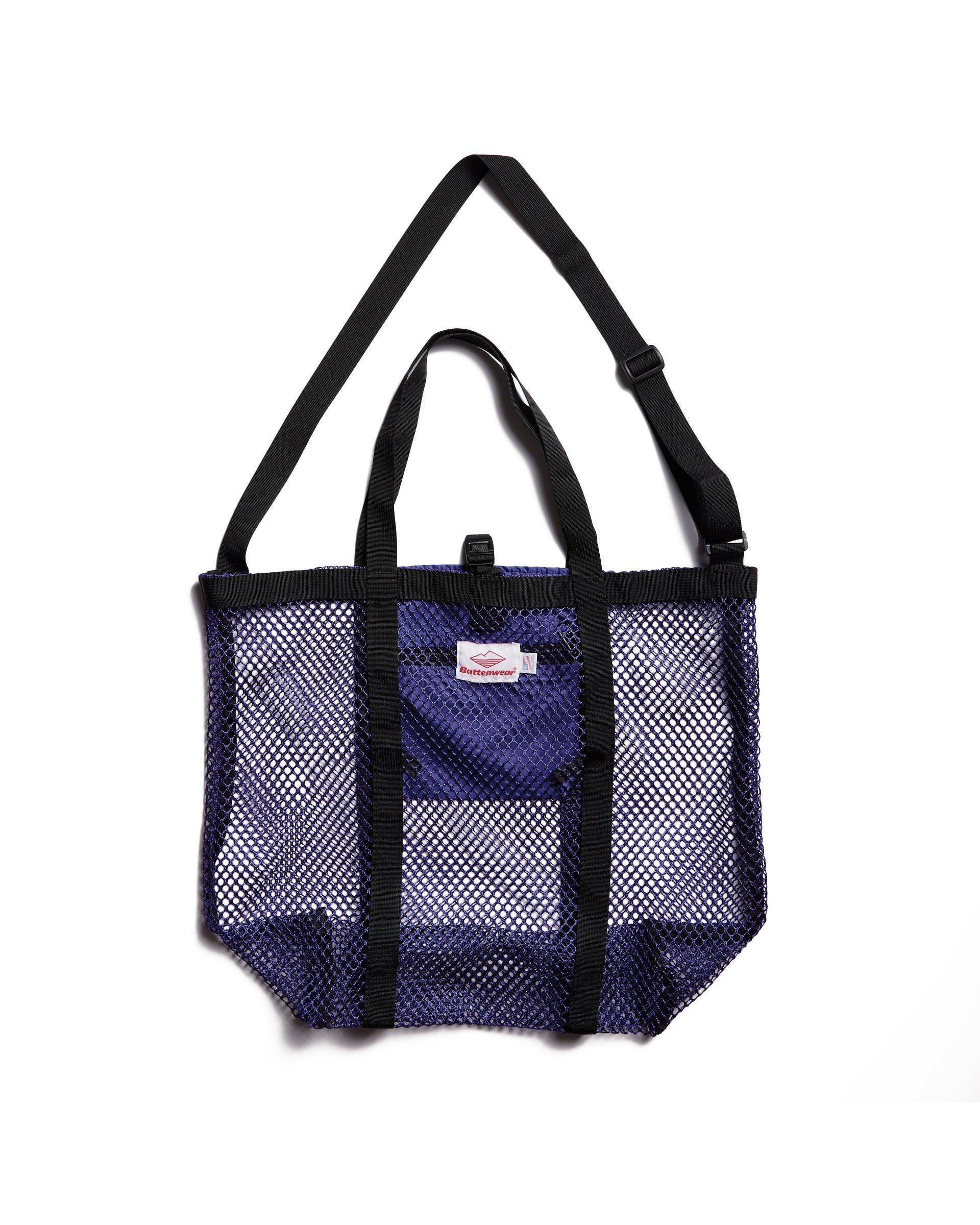 Mesh Tote / Purple x Black Product Image