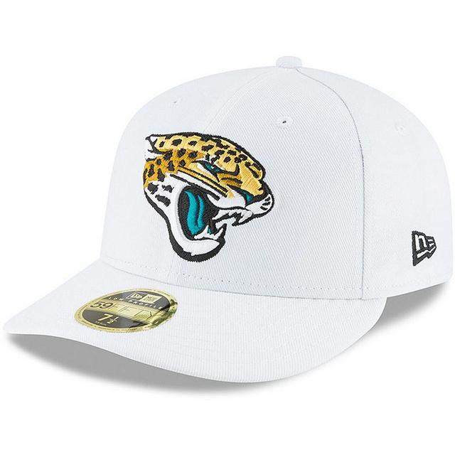 Mens New Era White Jacksonville Jaguars Omaha Low Profile 59FIFTY Fitted Hat Product Image