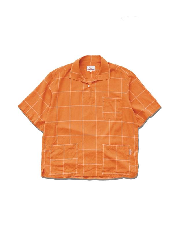 Topanga Pullover / Orange Windowpane Product Image