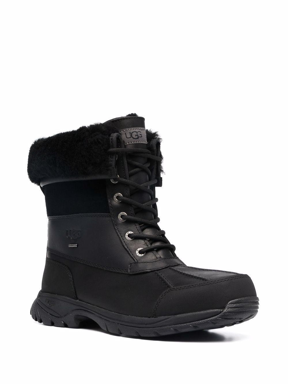 UGG Butte Lace-up Ankle Boots In Black Product Image