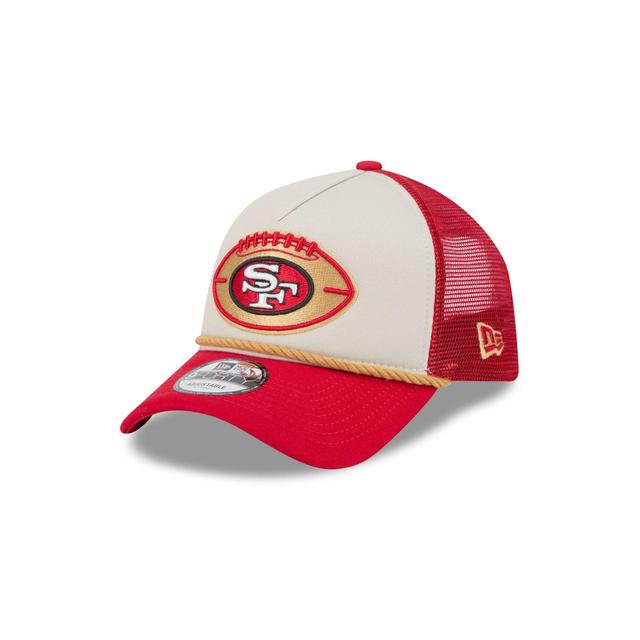 San Francisco 49ers 2024 Historic Sideline 9FORTY A-Frame Snapback Hat Male Product Image