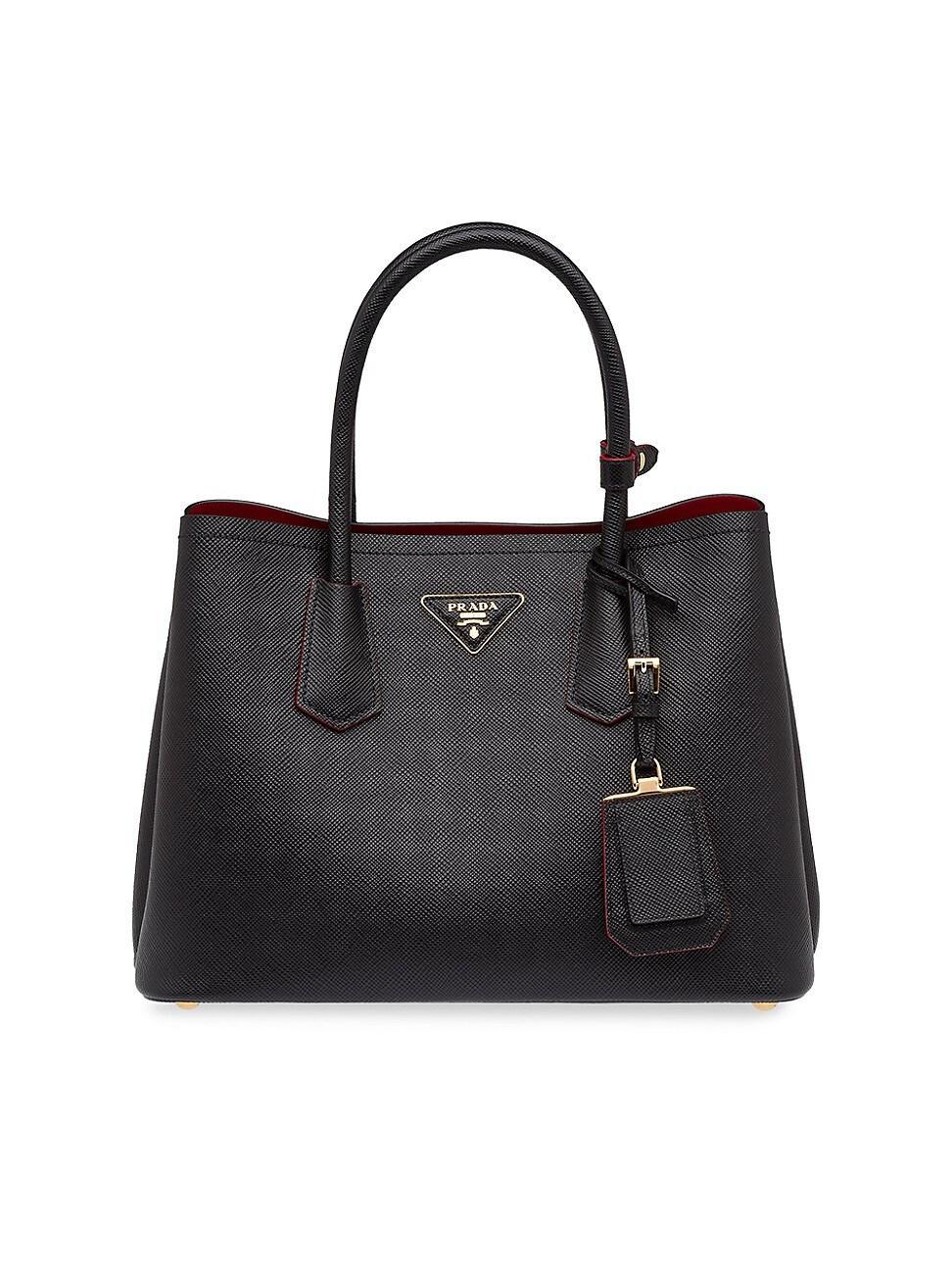 Womens Small Saffiano Leather Double Bag Product Image