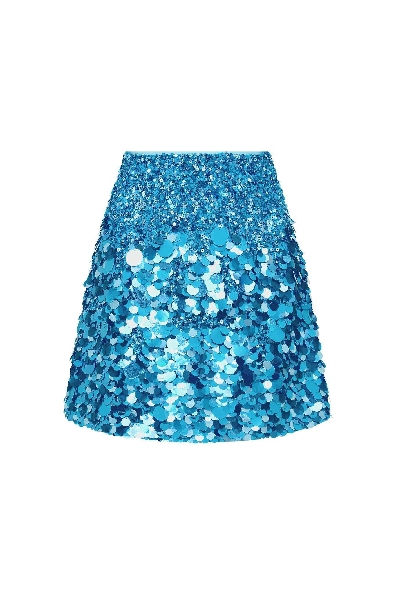 Cherie Sequin Mini Skirt Product Image