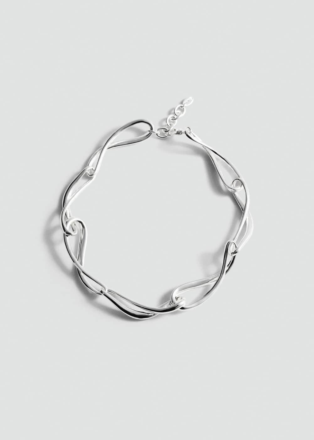 MANGO - Asymmetrical link necklace - One size - Women Product Image