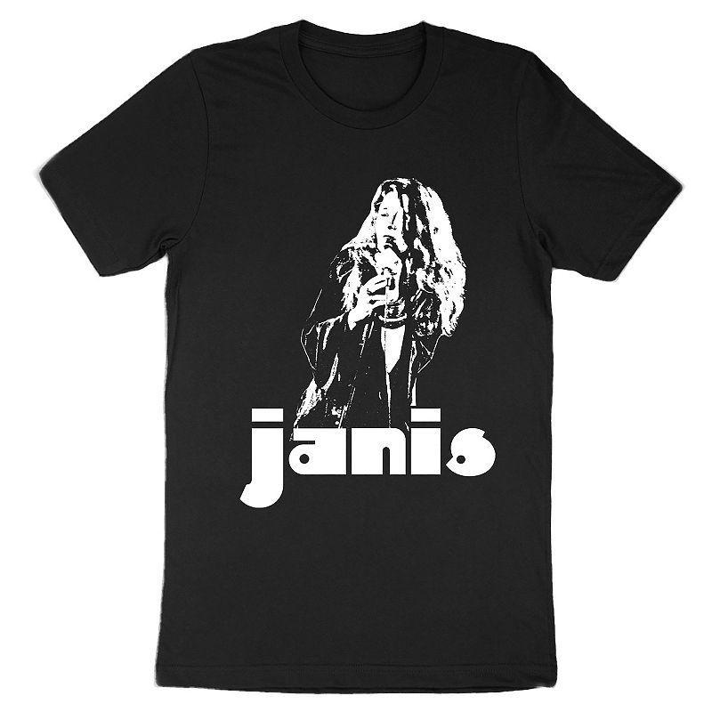 Mens Janis Joplin Tee Black Product Image