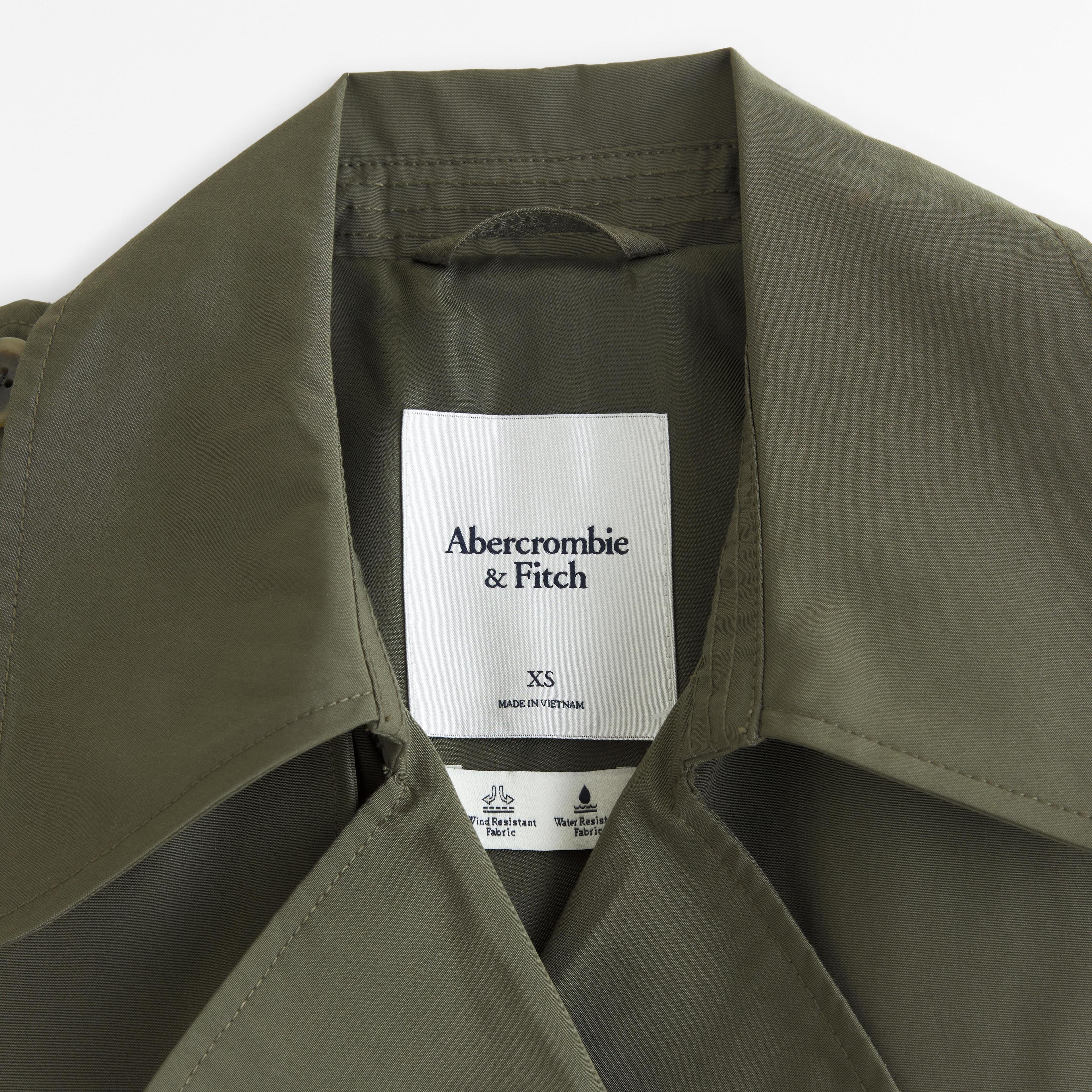 Cropped Trench Coat Product Image