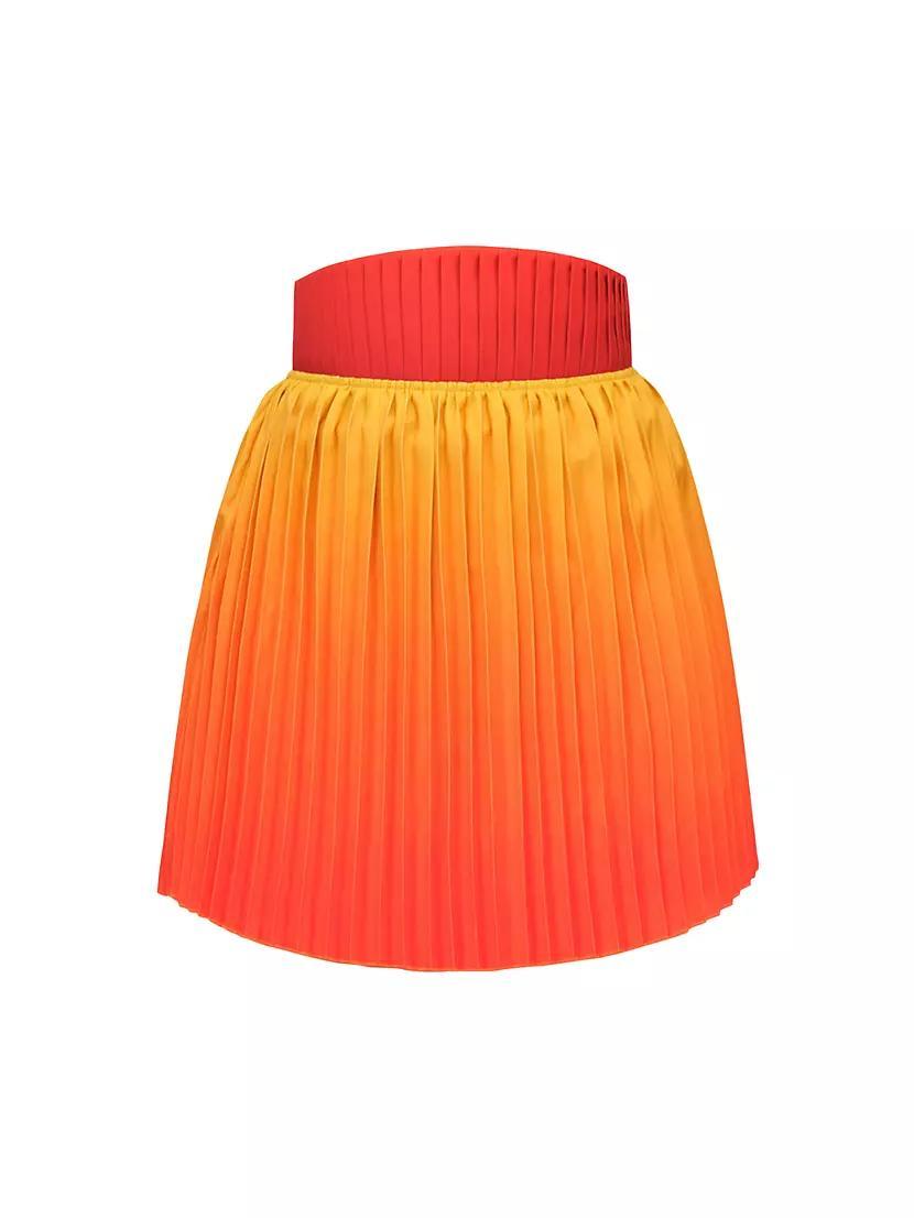 Kata Ombré Pleated Corset Skort Product Image