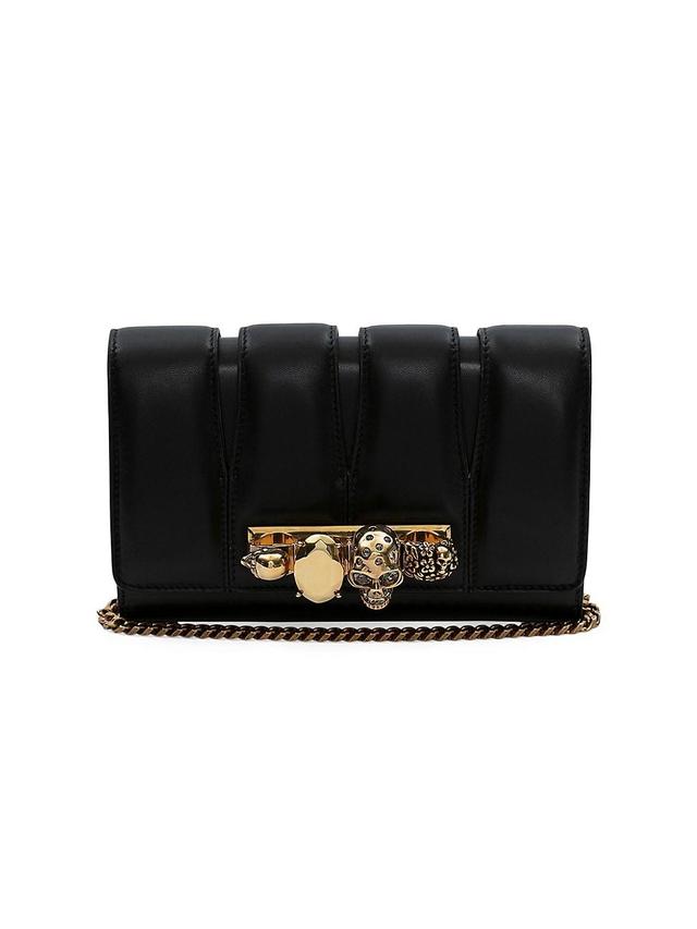 Womens Slash Clutch In Leather Product Image