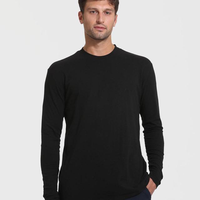 Black Tall Long Sleeve T-Shirt Product Image