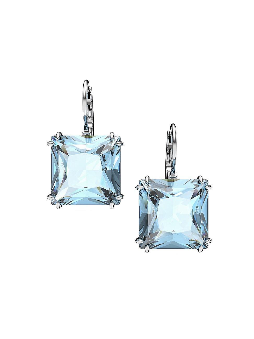 Swarovski Millenia Square Crystal Drop Earrings Product Image