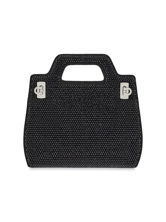 Womens Wanda Mini Strass Crystal Top-Handle Bag Product Image