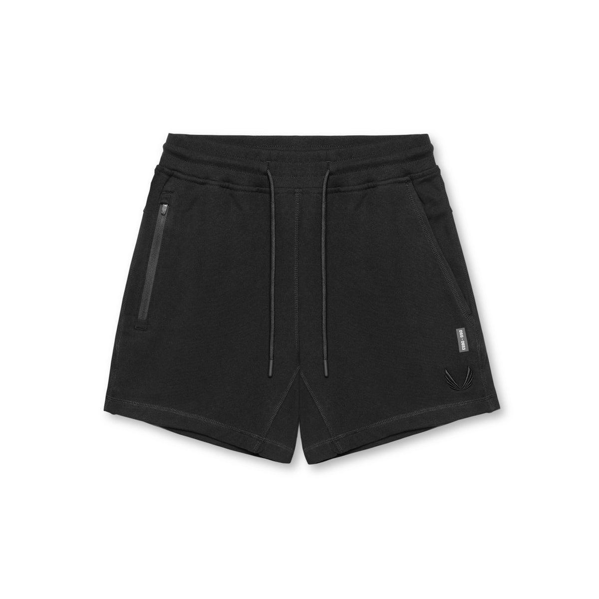 0653. Tech-Terry™ Sweat Short - Black Product Image