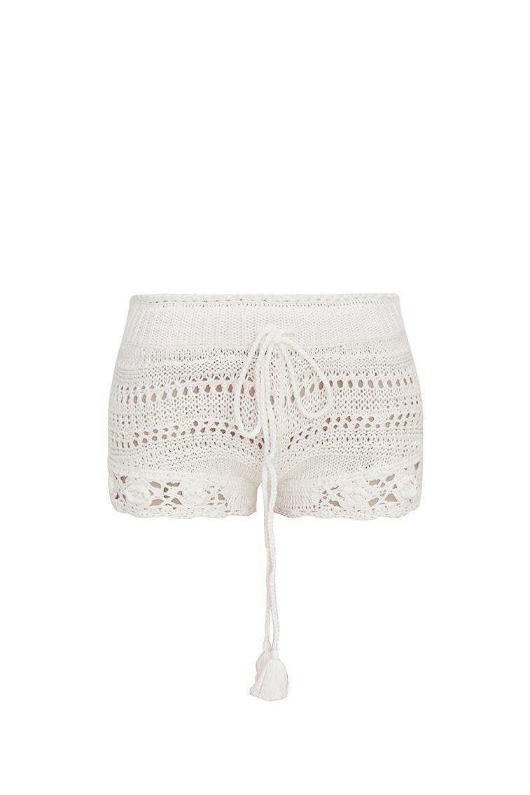 Nevi Cotton Crochet Shorts Product Image