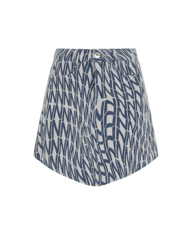 Womens Printed Mini Skirt Product Image