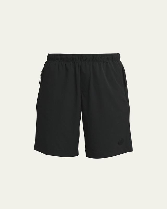 Mens Long Nylon Shorts Product Image