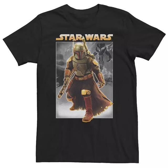 Big & Tall Star Wars Book Of Boba Fett Hunter For Hire Pose Tee, Mens Product Image