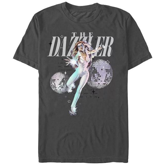 Mens Dazzler Disco Balls Graphic Tee Grey Product Image