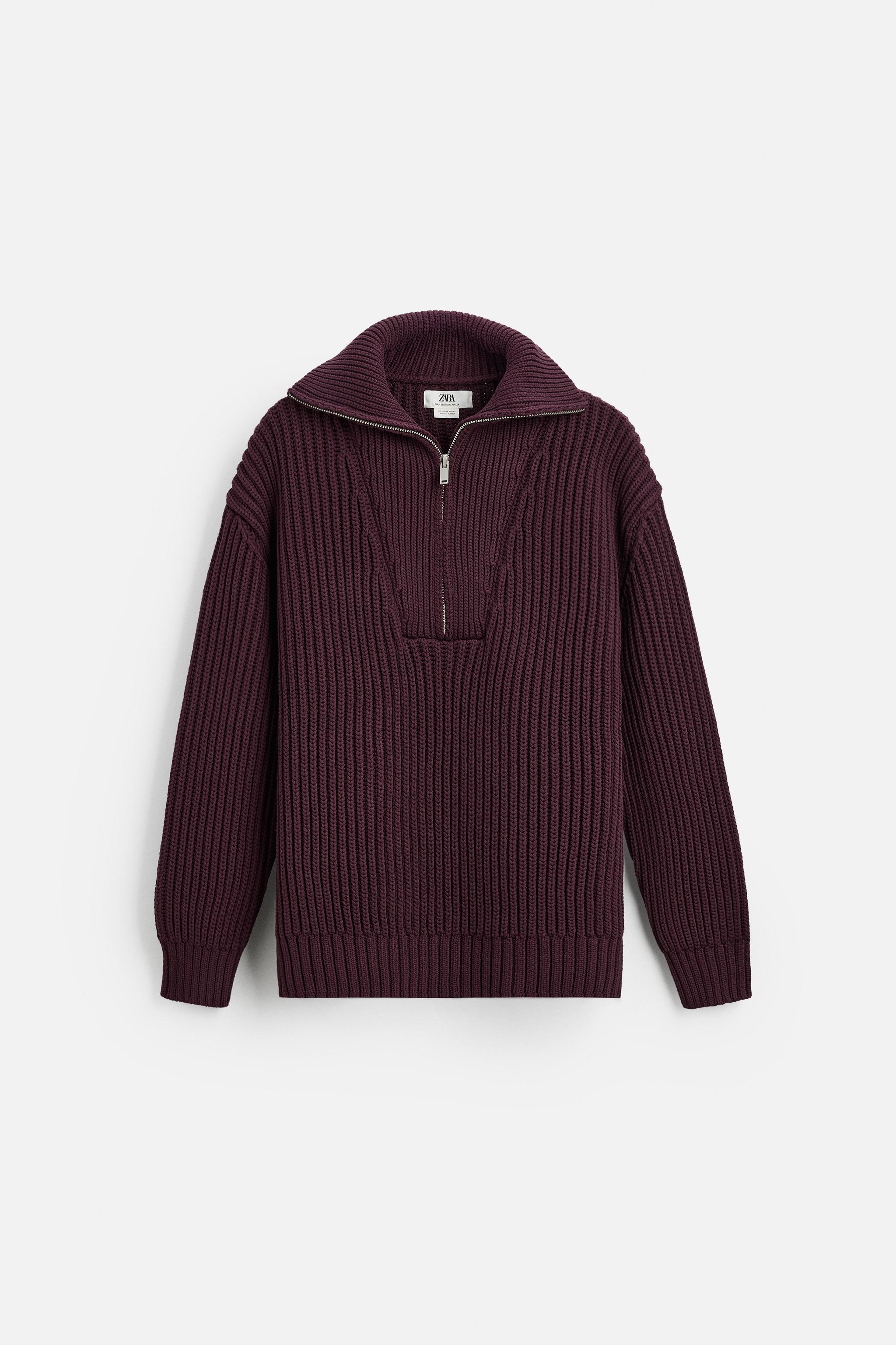 ZIP COLLAR SWEATER Product Image