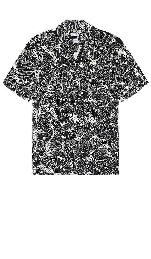 Mens BB Dollars and Diamonds Woven Camp Shirt Product Image